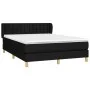 Boxspringbett mit schwarzer Stoffmatratze 140x200 cm von , Betten und Lattenroste - Ref: Foro24-3127127, Preis: 461,53 €, Rab...