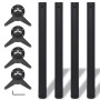 Table legs adjustable in 4 heights black 710 mm by vidaXL, Table legs - Ref: Foro24-242139, Price: 47,86 €, Discount: %