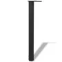 Table legs adjustable in 4 heights black 710 mm by vidaXL, Table legs - Ref: Foro24-242139, Price: 51,88 €, Discount: %