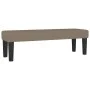 Box spring bed with taupe gray fabric mattress 140x200 cm by , Beds and slatted bases - Ref: Foro24-3136921, Price: 568,55 €,...