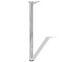 4 height-adjustable table legs 870 mm chrome color by vidaXL, Table legs - Ref: Foro24-242134, Price: 58,20 €, Discount: %