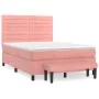 Boxspringbett mit rosa Samtmatratze 140x190 cm von , Betten und Lattenroste - Ref: Foro24-3137904, Preis: 532,58 €, Rabatt: %