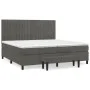 Boxspringbett mit dunkelgrauer Samtmatratze 200x200 cm von , Betten und Lattenroste - Ref: Foro24-3137984, Preis: 708,38 €, R...