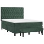 Boxspringbett mit dunkelgrüner Samtmatratze 140x200 cm von , Betten und Lattenroste - Ref: Foro24-3138028, Preis: 559,13 €, R...