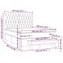 Boxspringbett mit dunkelgrüner Samtmatratze 140x200 cm von , Betten und Lattenroste - Ref: Foro24-3138028, Preis: 559,13 €, R...