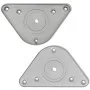 4 Patas de mesa ajustables en alturas 710 mm color cromo de vidaXL, Patas para mesas - Ref: Foro24-242142, Precio: 45,74 €, D...