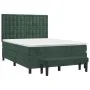 Boxspringbett mit dunkelgrüner Samtmatratze 140x190 cm von , Betten und Lattenroste - Ref: Foro24-3138082, Preis: 568,41 €, R...