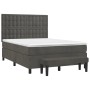 Boxspringbett mit dunkelgrauer Samtmatratze 140x190 cm von , Betten und Lattenroste - Ref: Foro24-3138080, Preis: 551,71 €, R...