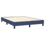 Cama box spring con colchón tela azul 140x200 cm de , Camas y somieres - Ref: Foro24-3140383, Precio: 439,11 €, Descuento: %