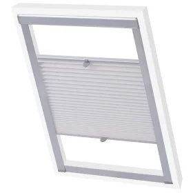 White pleated blind P06/406 by vidaXL, Blinds and blinds - Ref: Foro24-131313, Price: 27,16 €, Discount: %