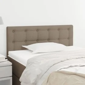 Taupe gray fabric headboard 90x5x78/88 cm by , Headboards and footboards - Ref: Foro24-346420, Price: 46,49 €, Discount: %