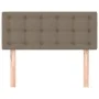 Taupe gray fabric headboard 90x5x78/88 cm by , Headboards and footboards - Ref: Foro24-346420, Price: 47,60 €, Discount: %