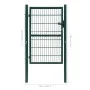 Grünes individuelles 2D-Zauntor 106x190 cm von vidaXL, Gartentore - Ref: Foro24-141750, Preis: 201,39 €, Rabatt: %