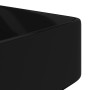 Lavabo de cerámica cuadrado con orificio de grifo/desagüe negro de vidaXL, Lavabos - Ref: Foro24-141937, Precio: 79,13 €, Des...