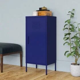 Navy blue steel storage cabinet 42.5x35x101.5 cm by , Lockers and storage cabinets - Ref: Foro24-336190, Price: 126,51 €, Dis...