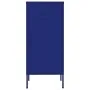 Marineblauer Aufbewahrungsschrank aus Stahl, 42,5 x 35 x 101,5 cm von , Schließfächer und Lagerschränke - Ref: Foro24-336190,...