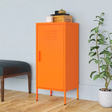 Orange steel storage cabinet 42.5x35x101.5 cm by , Lockers and storage cabinets - Ref: Foro24-336192, Price: 129,95 €, Discou...