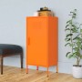 Aufbewahrungsschrank aus orangefarbenem Stahl, 42,5 x 35 x 101,5 cm von , Schließfächer und Lagerschränke - Ref: Foro24-33619...