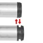 4 height-adjustable table legs 1100 mm polished nickel color by vidaXL, Table legs - Ref: Foro24-242147, Price: 68,09 €, Disc...