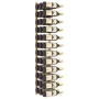 Wall wine rack for 36 golden iron bottles by , Wine racks - Ref: Foro24-340888, Price: 60,73 €, Discount: %