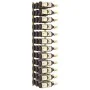 Wall wine rack for 36 golden iron bottles by , Wine racks - Ref: Foro24-340888, Price: 59,59 €, Discount: %