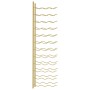 Wandweinregal für 36 goldene Eisenflaschen von , Weinregale - Ref: Foro24-340888, Preis: 60,73 €, Rabatt: %