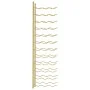 Wandweinregal für 36 goldene Eisenflaschen von , Weinregale - Ref: Foro24-340888, Preis: 59,56 €, Rabatt: %