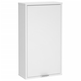 FMD Armario de pared para baño blanco 36,8x17,1x67,3 cm