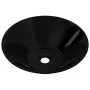 Rundes schwarzes Keramikwaschbecken von vidaXL, Sinkt - Ref: Foro24-141927, Preis: 61,15 €, Rabatt: %