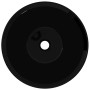 Round Black Ceramic Washbasin by vidaXL, Sinks - Ref: Foro24-141927, Price: 62,10 €, Discount: %