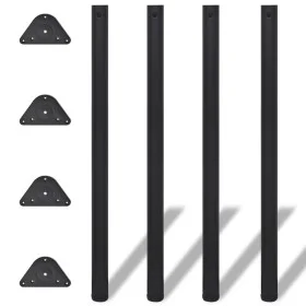 Tischbeine in 4 Höhen verstellbar, schwarz 1100 mm von vidaXL, Tischbeine - Ref: Foro24-242150, Preis: 63,88 €, Rabatt: %