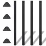 Table legs adjustable in 4 heights black 1100 mm by vidaXL, Table legs - Ref: Foro24-242150, Price: 63,88 €, Discount: %