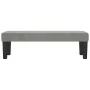 Bank aus hellgrauem Samt 100x30x30 cm von , Banken - Ref: Foro24-346666, Preis: 47,84 €, Rabatt: %