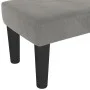 Bank aus hellgrauem Samt 100x30x30 cm von , Banken - Ref: Foro24-346666, Preis: 47,84 €, Rabatt: %