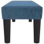 Banco de terciopelo azul oscuro 100x30x30 cm de , Bancos - Ref: Foro24-346670, Precio: 38,77 €, Descuento: %