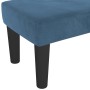 Banco de terciopelo azul oscuro 100x30x30 cm de , Bancos - Ref: Foro24-346670, Precio: 38,77 €, Descuento: %