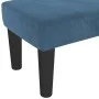 Dunkelblaue Samtbank 100x30x30 cm von , Banken - Ref: Foro24-346670, Preis: 48,10 €, Rabatt: %