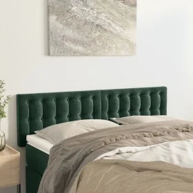 Kopfteile 2 Einheiten dunkelgrüner Samt 72x5x78/88 cm von , Kopf- und Fußteile - Ref: Foro24-346473, Preis: 65,93 €, Rabatt: %