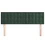 Cabeceros 2 unidades terciopelo verde oscuro 72x5x78/88 cm de , Cabeceros y pies de cama - Ref: Foro24-346473, Precio: 67,98 ...