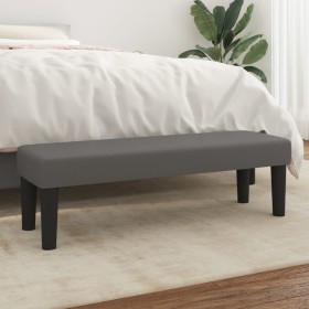 Bank aus grauem Kunstleder 100x30x30 cm von , Banken - Ref: Foro24-346664, Preis: 48,85 €, Rabatt: %