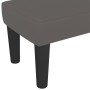 Synthetic leather gray bench 100x30x30 cm by , Banks - Ref: Foro24-346664, Price: 48,85 €, Discount: %