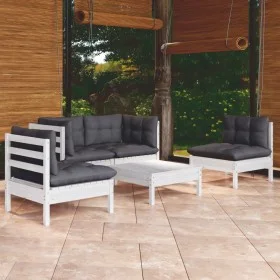 Gartenmöbel 5 Stk. mit Kissen aus massivem Kiefernholz von , Gartensets - Ref: Foro24-3096179, Preis: 420,91 €, Rabatt: %
