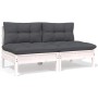 Gartenmöbel 5 Stk. mit Kissen aus massivem Kiefernholz von , Gartensets - Ref: Foro24-3096179, Preis: 426,27 €, Rabatt: %