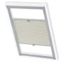 Cream pleated blind 104 by vidaXL, Blinds and blinds - Ref: Foro24-131319, Price: 26,79 €, Discount: %
