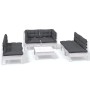 7 Stk. Gartenmöbel mit Kissen aus massivem Kiefernholz von , Gartensets - Ref: Foro24-3096215, Preis: 578,17 €, Rabatt: %