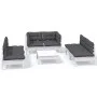 Muebles de jardín 7 pzas con cojines madera maciza de pino de , Conjuntos de jardín - Ref: Foro24-3096215, Precio: 570,88 €, ...