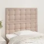 Kopfteile 2 Einheiten Cappuccino-Kunstleder 80x5x78/88 cm von , Kopf- und Fußteile - Ref: Foro24-3116409, Preis: 63,43 €, Rab...