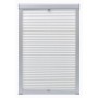 Gefalteter weißer Plisseevorhang C02 von vidaXL, Jalousien und Jalousien - Ref: Foro24-131307, Preis: 22,08 €, Rabatt: %