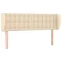 Cabecero de tela color crema 147x23x78/88 cm de , Cabeceros y pies de cama - Ref: Foro24-3117581, Precio: 74,96 €, Descuento: %