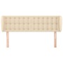 Kopfteil aus cremefarbenem Stoff, 147 x 23 x 78/88 cm von , Kopf- und Fußteile - Ref: Foro24-3117581, Preis: 84,89 €, Rabatt: %